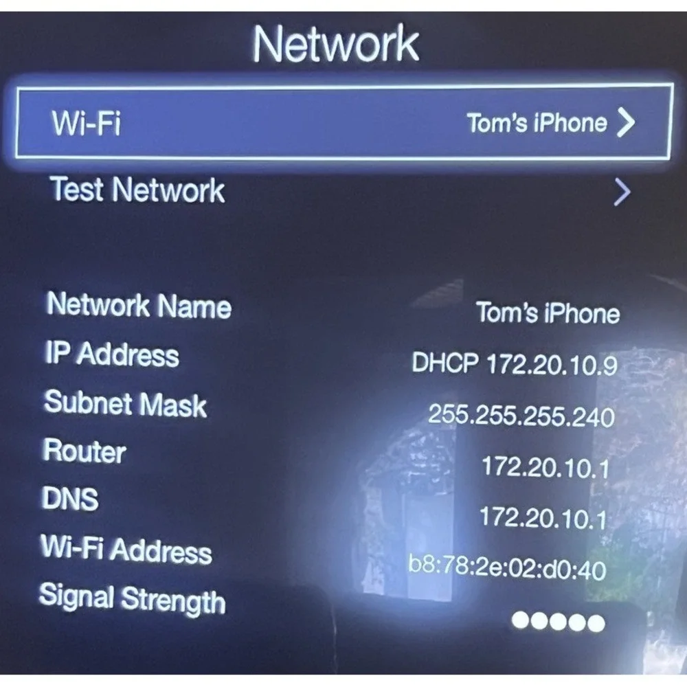Apple Tv A1427 3rd Generation 1080p HD Media Streamer w/ Power‎ Cable WORKING